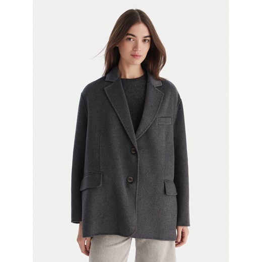 ViCOLO Płaszcz wełniany TF0005 Szary Regular Fit - id: 0000305919632 - marki Vicolo - 187264085 ViCOLO Płaszcz wełniany TF0005 Szary Regular Fit ze sklepu MODIVO w kategorii Płaszcze damskie - zdjęcie 187264085