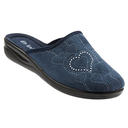 Wygodne kapcie damskie INBLU CF-2F, granatowe ze sklepu ulubioneobuwie w kategorii Kapcie damskie - zdjęcie 187264867