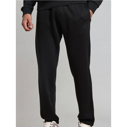 Sinsay - Spodnie straight fit - czarny ze sklepu Sinsay w kategorii Spodnie męskie - zdjęcie 187266257