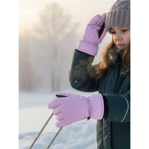 Sinsay - Rękawiczki narciarskie - fioletowy ze sklepu Sinsay w kategorii Rękawiczki dziecięce - zdjęcie 187266276