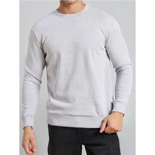 Sinsay - Bluza w stylu basic - szary ze sklepu Sinsay w kategorii Bluzy męskie - zdjęcie 187266288