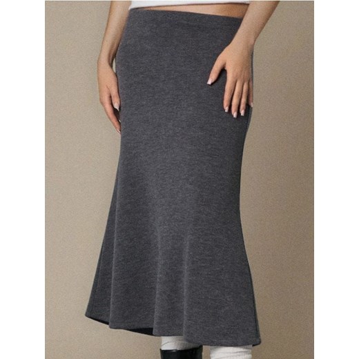 Sinsay - Spódnica - szary - id: 997EY-90M - marki Sinsay - 187266567 Sinsay - Spódnica - szary ze sklepu Sinsay w kategorii Spódnice - zdjęcie 187266567
