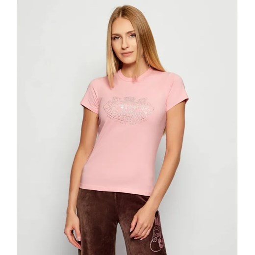 Juicy Couture T-shirt DOG CREST HILTON | Slim Fit ze sklepu Gomez Fashion Store w kategorii Bluzki damskie - zdjęcie 187266676