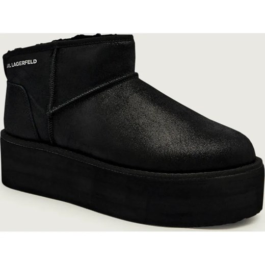 Karl Lagerfeld Śniegowce THERMO Lo Pull On | zamsz - id: KL255W000044C27 - marki Karl Lagerfeld - 187267148 Karl Lagerfeld Śniegowce THERMO Lo Pull On | zamsz ze sklepu Gomez Fashion Store w kategorii Śniegowce damskie - zdjęcie 187267148