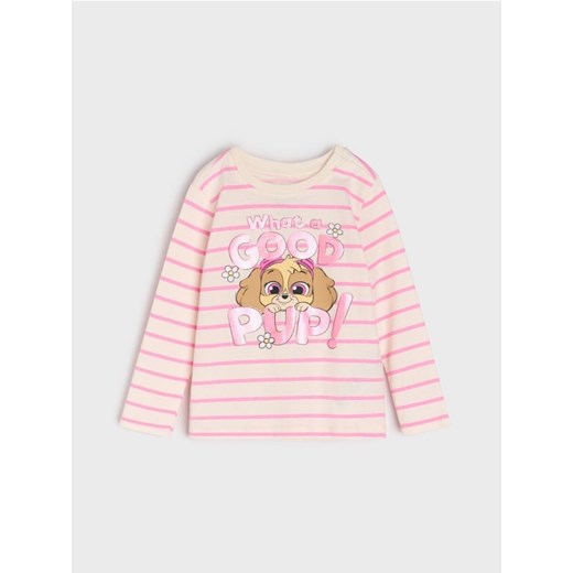 Sinsay - Koszulka z nadrukiem PAW Patrol - kremowy Sinsay 104 (3-4 l) Sinsay