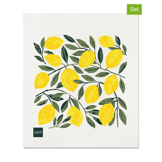 ppd Ściereczki gąbkowe (2 szt.) w kolorze zielono-żółtym - 17 x 20 cm - id: 15692133 - marki Ppd - 187267818 ppd Ściereczki gąbkowe (2 szt.) w kolorze zielono-żółtym - 17 x 20 cm ze sklepu Limango Polska w kategorii Ścierki kuchenne - zdjęcie 187267818