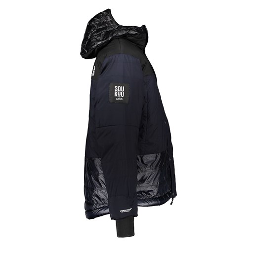 The North Face Kurtka puchowa &quot;Soukuu&quot; w kolorze czarno-granatowym The North Face M Limango Polska wyprzedaż