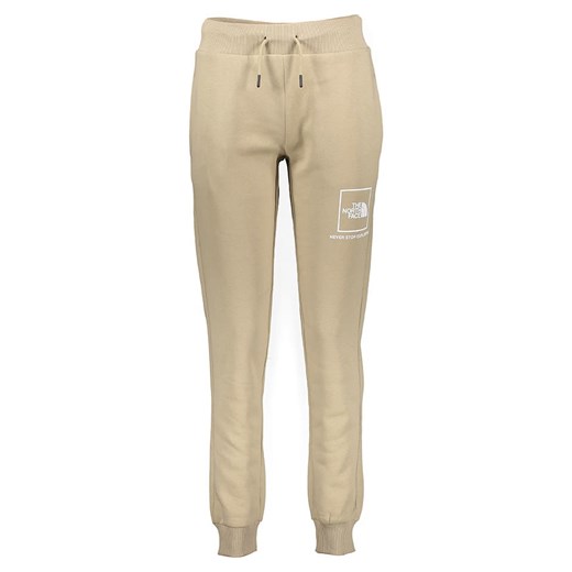 The North Face Spodnie dresowe w kolorze beżowym ze sklepu Limango Polska w kategorii Spodnie damskie - zdjęcie 187268085