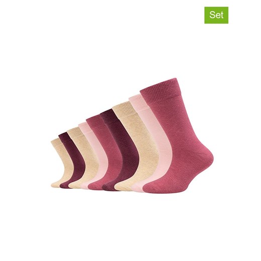 s.Oliver Skarpety (9 par) w kolorze jasnoróżowo-fioletowo-beżowym - id: 17754977 - marki s.Oliver - 187269358 s.Oliver Skarpety (9 par) w kolorze jasnoróżowo-fioletowo-beżowym ze sklepu Limango Polska w kategorii Skarpetki dziecięce - zdjęcie 187269358