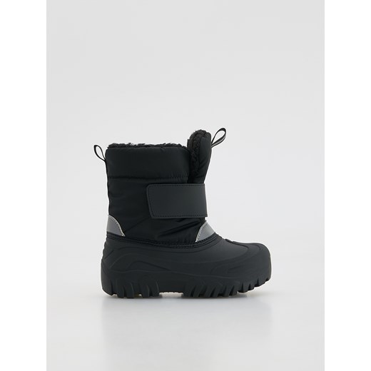 Reserved - Śniegowce na rzepy - czarny ze sklepu Reserved w kategorii Buty zimowe dziecięce - zdjęcie 187270016