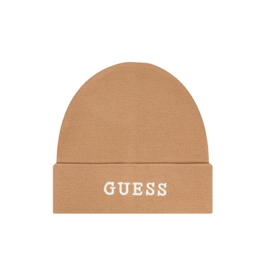Czapka Guess AW5189 POL01 Beżowy ze sklepu eobuwie.pl w kategorii Czapki zimowe damskie - zdjęcie 187270626