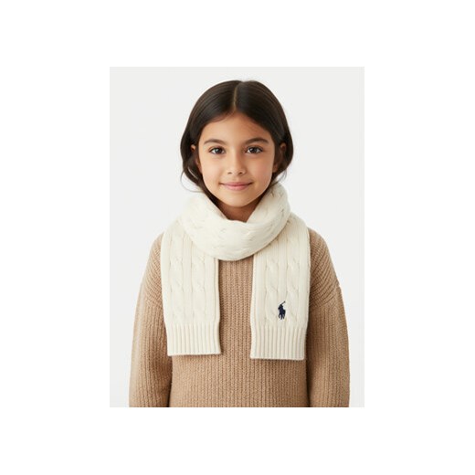 Szalik Polo Ralph Lauren 323953206005 Écru Polo Ralph Lauren S_M eobuwie.pl