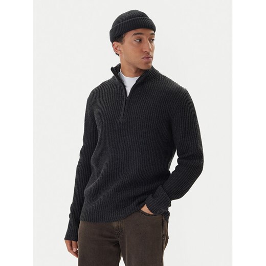 G-Star Raw Sweter Essential D23938-E212 Szary Regular Fit ze sklepu MODIVO w kategorii Swetry męskie - zdjęcie 187271008