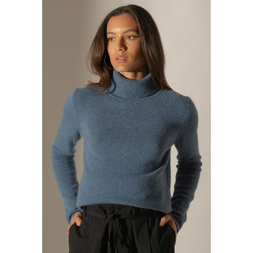 Perfect Cashmere Kaszmirowy golf "Willow" w kolorze niebieskoszarym Perfect Cashmere M promocja Limango Polska