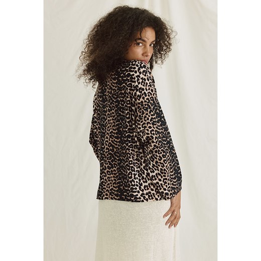 Cotton Candy Koszulka &quot;Fjolla&quot; w kolorze czarno-jasnobrązowym Cotton Candy S okazyjna cena Limango Polska