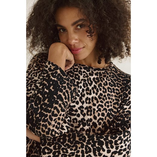 Cotton Candy Koszulka &quot;Fjolla&quot; w kolorze czarno-jasnobrązowym Cotton Candy S okazyjna cena Limango Polska