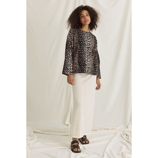 Cotton Candy Koszulka &quot;Fjolla&quot; w kolorze czarno-jasnobrązowym Cotton Candy S promocja Limango Polska