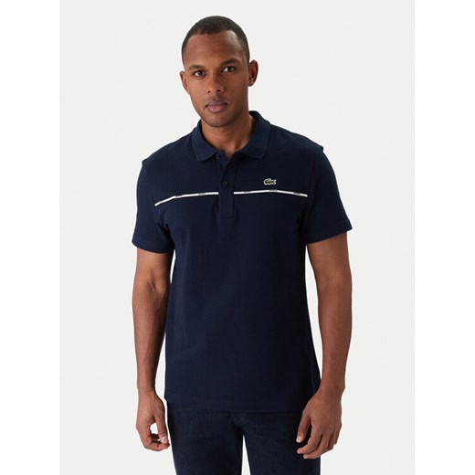 Lacoste Polo PH9863 Granatowy Regular Fit ze sklepu MODIVO w kategorii T-shirty męskie - zdjęcie 187273338