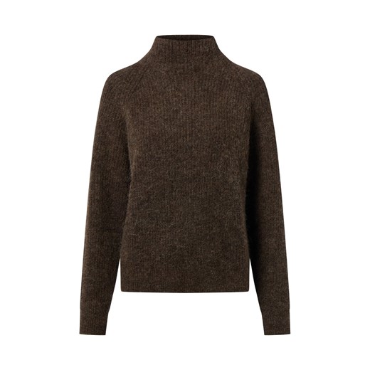 Marie Lund Damski sweter z dzianiny z wełną i alpaką Kobiety Sztuczne włókno czekoladowy marmurkowy - id: 781672-0005-09900 - marki Marie Lund - 187273686 Marie Lund Damski sweter z dzianiny z wełną i alpaką Kobiety Sztuczne włókno czekoladowy marmurkowy ze sklepu vangraaf w kategorii Swetry damskie - zdjęcie 187273686