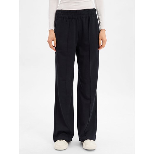 Marc O'Polo Denim Damskie spodnie z dżerseju Kobiety czarny jednolity - id: 778109-0001-09900 - marki Marc O'Polo - 187273726 Marc O'Polo Denim Damskie spodnie z dżerseju Kobiety czarny jednolity ze sklepu vangraaf w kategorii Spodnie damskie - zdjęcie 187273726