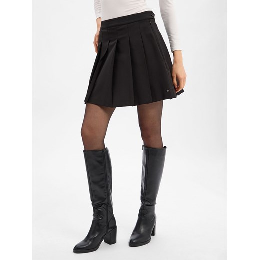 Tommy Hilfiger Damska spódnica mini Kobiety czarny jednolity Tommy Hilfiger 44 vangraaf