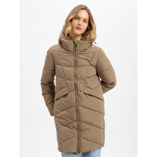 Marie Lund Pikowany płaszcz damski Kobiety melanżowy jednolity ze sklepu vangraaf w kategorii Płaszcze damskie - zdjęcie 187273746