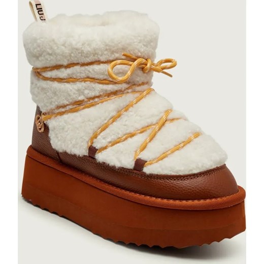 Liu Jo Śniegowce JANE 07 | shearling | skóra ze sklepu Gomez Fashion Store w kategorii Śniegowce damskie - zdjęcie 187274055