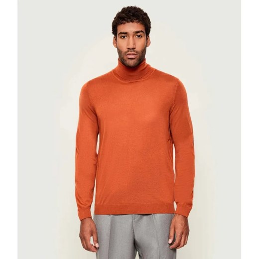 BOSS BLACK Wełniany golf Musso-P | Slim Fit ze sklepu Gomez Fashion Store w kategorii Swetry męskie - zdjęcie 187274095