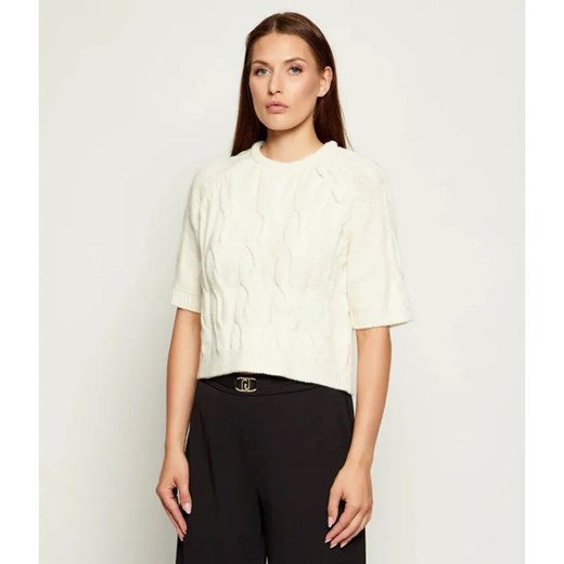 Liu Jo Sweter | Regular Fit | z dodatkiem wełny ze sklepu Gomez Fashion Store w kategorii Swetry damskie - zdjęcie 187274096