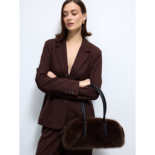 Mohito - Torebka na ramię - brązowy ze sklepu Mohito w kategorii Torebki bagietki - zdjęcie 187275058