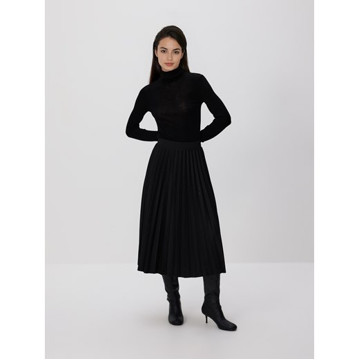 Reserved - Spódnica z aplikacją - czarny ze sklepu Reserved w kategorii Spódnice - zdjęcie 187275666