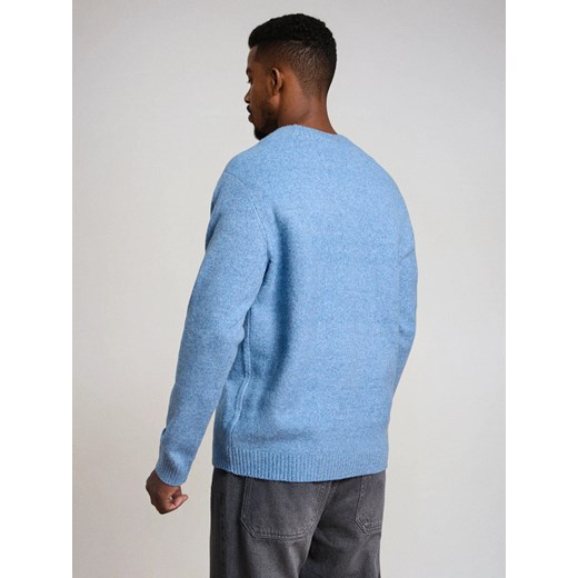 Sinsay - Sweter basic - niebieski Sinsay S Sinsay