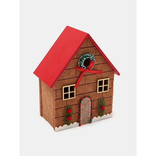 Sinsay - Dekoracja świąteczna w kształcie domku - wielobarwny Sinsay One Size Sinsay