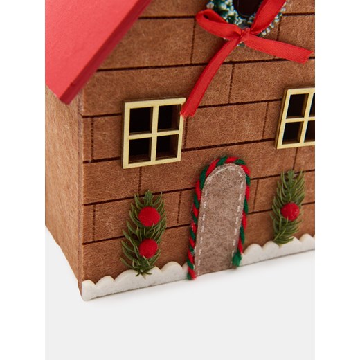 Sinsay - Dekoracja świąteczna w kształcie domku - wielobarwny Sinsay One Size Sinsay