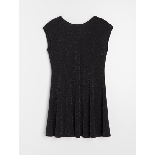 Sinsay - Sukienka mini z połyskiem - czarny - id: 950EY-99X - marki Sinsay - 187276386 Sinsay - Sukienka mini z połyskiem - czarny ze sklepu Sinsay w kategorii Sukienki - zdjęcie 187276386