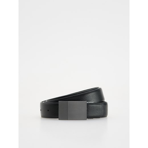 Reserved - Pasek z łączonych materiałów - czarny ze sklepu Reserved w kategorii Paski męskie - zdjęcie 187276855