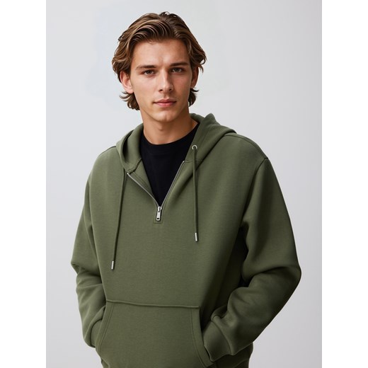 Reserved - Bluza z kapturem - jasny zielony Reserved M Reserved