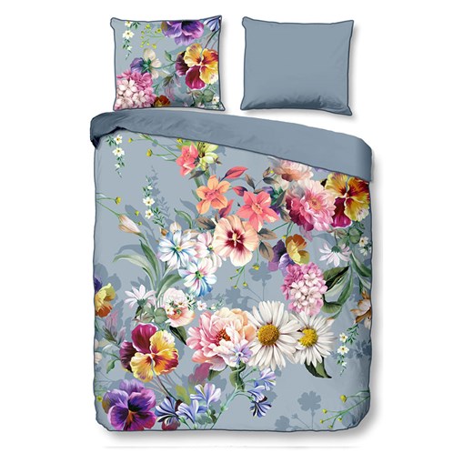 Descanso Komplet pościeli satynowej &quot;Novara&quot; w kolorze szarym ze wzorem ze sklepu Limango Polska w kategorii Pościele - zdjęcie 187277435