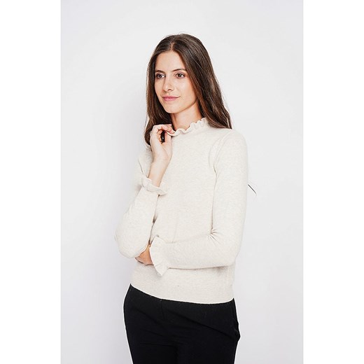 ASSUILI Sweter w kolorze kremowym 36 Limango Polska okazyjna cena