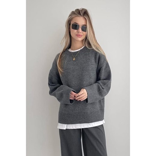 Happiness Istanbul Sweter w kolorze antracytowym Happiness Istanbul M Limango Polska okazja