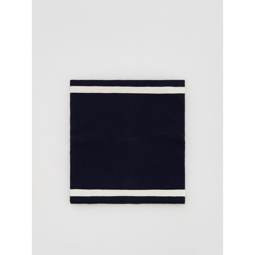 Reserved - Dzianinowy komin z wiskozą - granatowy - id: 468HW-59X - marki Reserved - 187278389 Reserved - Dzianinowy komin z wiskozą - granatowy ze sklepu Reserved w kategorii Szaliki dziecięce - zdjęcie 187278389