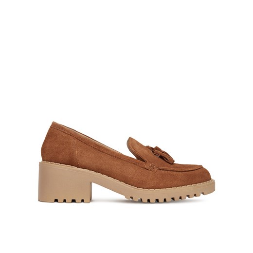 Loafersy Lasocki WB-RONA-21 Brązowy ze sklepu eobuwie.pl w kategorii Półbuty damskie - zdjęcie 187278848