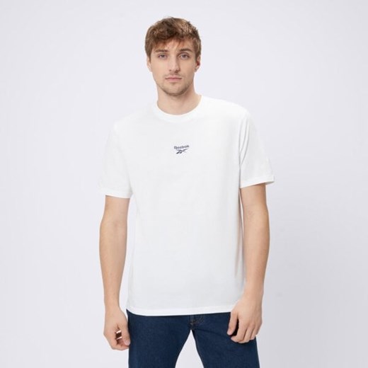reebok t-shirt mitcham frnt bk logo crew neck 100240881 ze sklepu 50style.pl w kategorii T-shirty męskie - zdjęcie 187279185