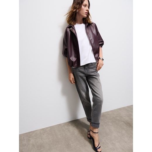 Mohito - Jeansy boyfriend - szary ze sklepu Mohito w kategorii Jeansy damskie - zdjęcie 187279345