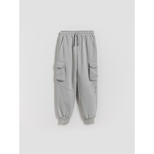 Reserved - Spodnie cargo - jasnoszary Reserved 128 (7-8 lat) Reserved
