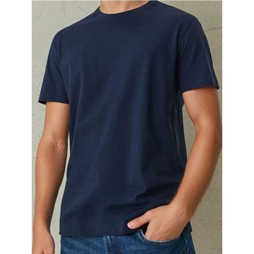 Sinsay - Koszulka - granatowy ze sklepu Sinsay w kategorii T-shirty męskie - zdjęcie 187280685