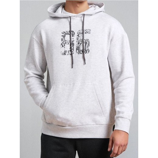 Sinsay - Bluza hoodie - szary ze sklepu Sinsay w kategorii Bluzy męskie - zdjęcie 187280729