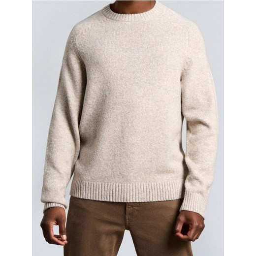 Sinsay - Sweter basic - beżowy ze sklepu Sinsay w kategorii Swetry męskie - zdjęcie 187280789