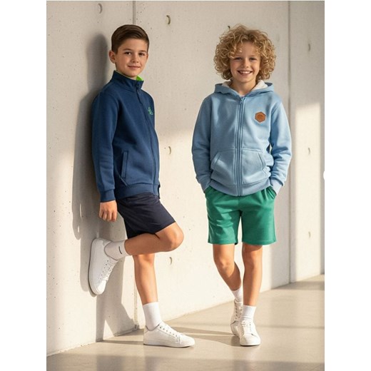 Sinsay - Szorty wiązane w talii 3 pack - kremowy ze sklepu Sinsay w kategorii Spodenki chłopięce - zdjęcie 187280806