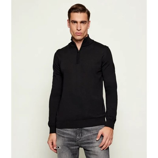 HUGO Wełniany sweter San Quirin-M | Regular Fit ze sklepu Gomez Fashion Store w kategorii Swetry męskie - zdjęcie 187280906